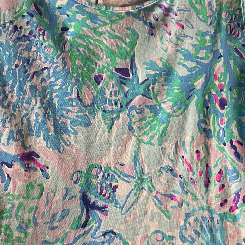 Colorful Floral Short Sleeve Dress - Picture 4 of 4
